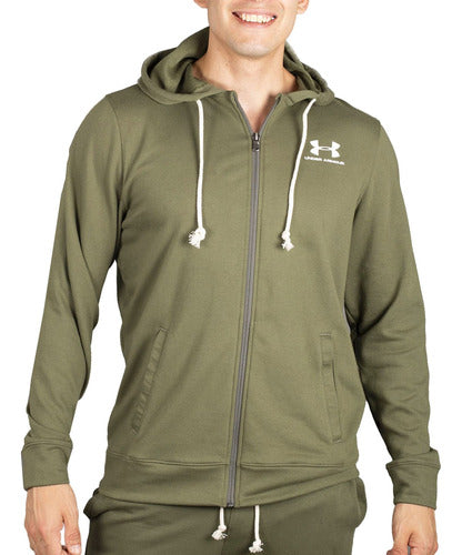 Under Armour Campera Training Rival Terry Hombre - Newsport 3