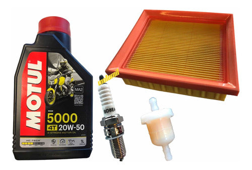 Motul Kit Service Moto Triax Skua 150 Aceite Motul 5000 20w50 0