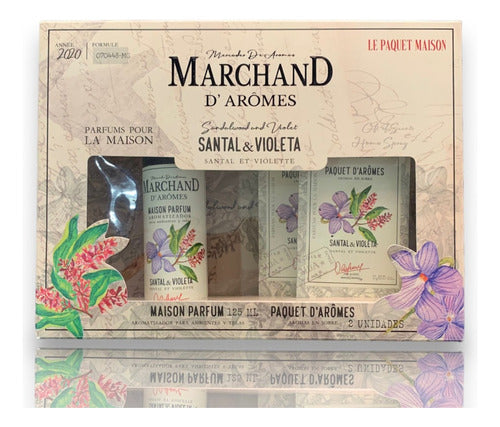 Marchand D´Arômes Estuche Duo Aroma Santal Y Violeta 0