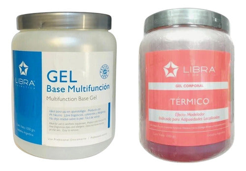 Libra Gel Corporal Base Aparatología + Gel Térmico 1kg 0