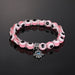 Burdah Pink Turkish Eye Hand of Fatima Bracelet Against Envy 1