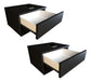 Mobilarg Combo 2 Floating Nightstands 43x38x25 with Drawer 6