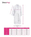 Classic Cotton Bathrobe for Men and Women - 100% Cotton, Sizes S-M-L-XL 4