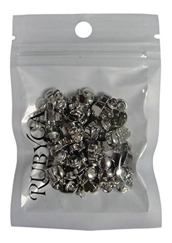 Rubyca 50 Skull Head Rapid Rivets and Studs - Silver 3