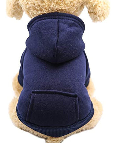 Moda Focus On New Winter Dog Hoodie Sudaderas Con Bolsillos 0