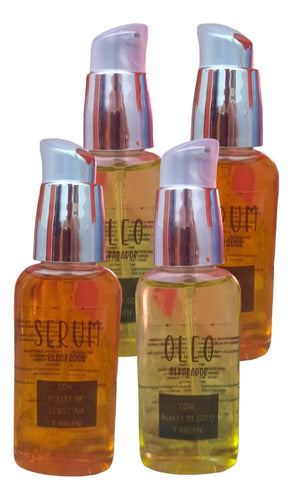 Pack Oleo Capilar + Serum Reparador Belladonna 30ml X 4 Un 0