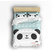 Tyh Home Cute Panda Headshot Para Niños Juego De Funda Nórdi 0