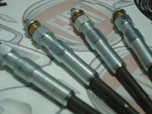 Peugeot 207 DW8 Glow Plug Set 3