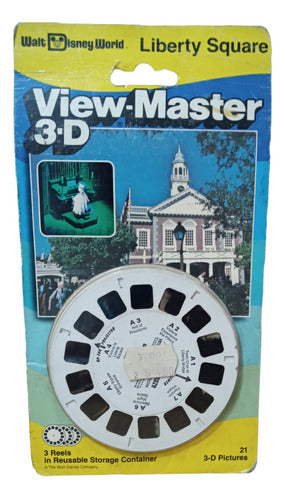 Vintage View Master Disney World Blister 3 Reels Toy 0