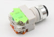 LAY37 Ca 380V 10A DPST 2 Position Key Lock Rotary Selector Switch 3