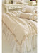 Lelva Shabby Ruffle Duvet Cover Set Queen Cotton Chic Wrinkl 2