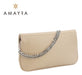 Amayra Envelope Clutch 67.C2110 with Silver Chain Strap and Flap 5