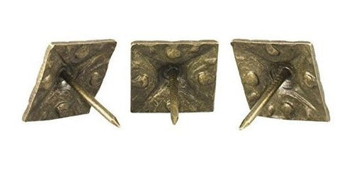 Decotacks Decorative Upholstery Tacks (17x17mm) 25pcs Antique Bronze 4