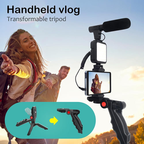 Bovanttro Youtube Starter Kit,kit De Vlogging Para iPhone Vl 2