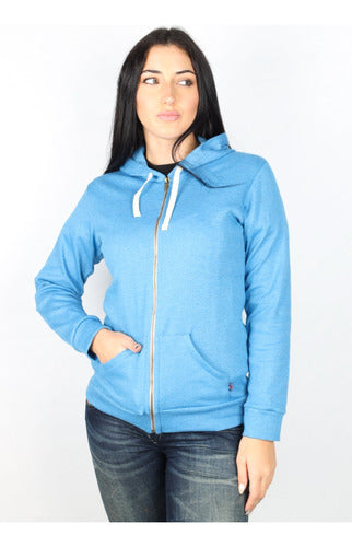 Oldtown Polo Women's Hoodie with Zipper and Hood 2