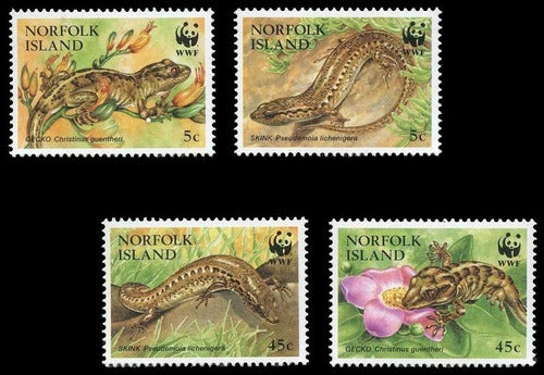 Fauna - WWF - Lizards - Norfolk Island - Mint Series 0