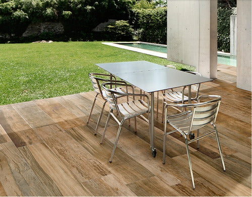 Cerro Negro Porcelanato Simil Madera Malbec 21x120 1era 3