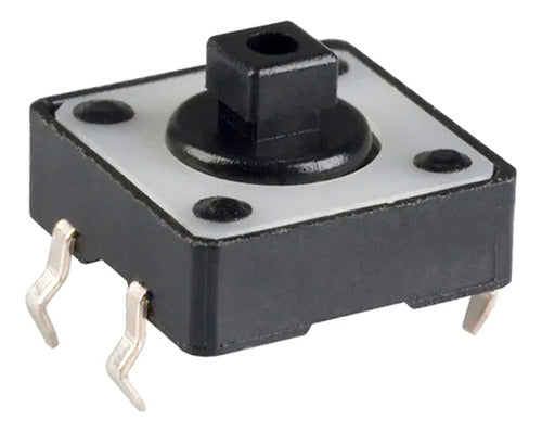 Boton Pulsador Tact Switch Cuadrado 12x12x7.3 X 5 Unidades 1