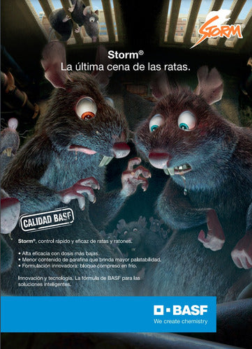 Veneno Raticida Storm Cebo Pastilla Azul Balde De 1 Kg 4