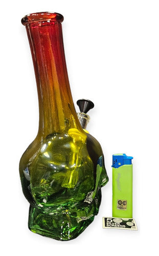 Paramos Thick Pyrex Bong / Ideal Size / Water Pipe / Design 4