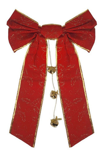 Christmas Decoration Red Velvet Bow 60cm 7