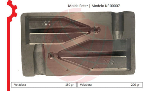 Peter Mold for Sinker No. 7 - Flying 150 and 200 Grs 1