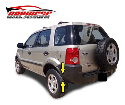 Fender Pasarueda Ecosport 2009 Paragolpe Trasero Izquierdo 2