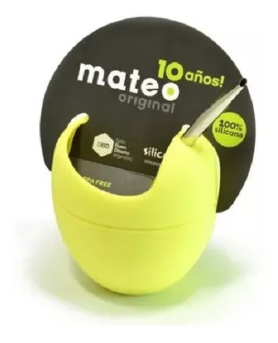 Colorful Mate Mateo Original with Stainless Steel Straw 0