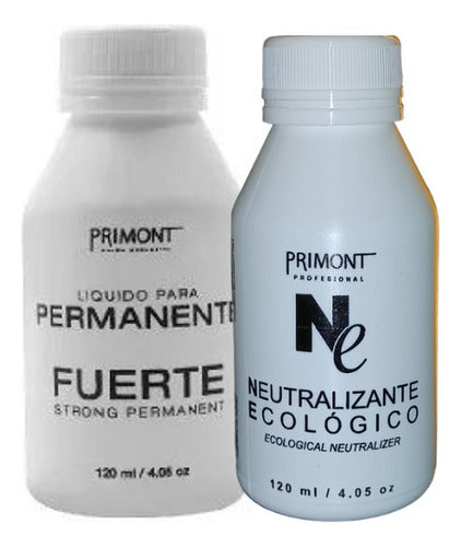 Primont Liquido Permanente Fuerte 120ml + Neutralizante 120ml 0