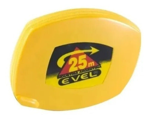 Evel Measuring Tape 25 Mts With Yellow Belt Art 225 0