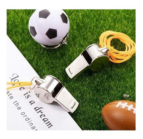 Tiendaelglobo Metal Whistle for Lifeguards, Referees, and Training 2