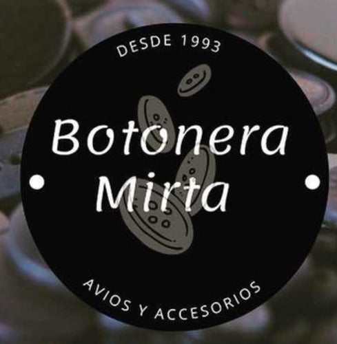 Botonera Mirta Deslizador Numero 5 Reforzado Por 100 Unidades 4