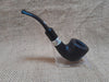 By Lorenzo Ricam Sandblasted Curved Briar Wood Pipe from Italy 2