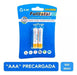 Fulltotal Rechargeable AAA 800mAh Batteries Pack of 2 Units 2