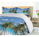 Ambesonne Summer Duvet Cover Set, Bottom Bay Barbados Beach 3