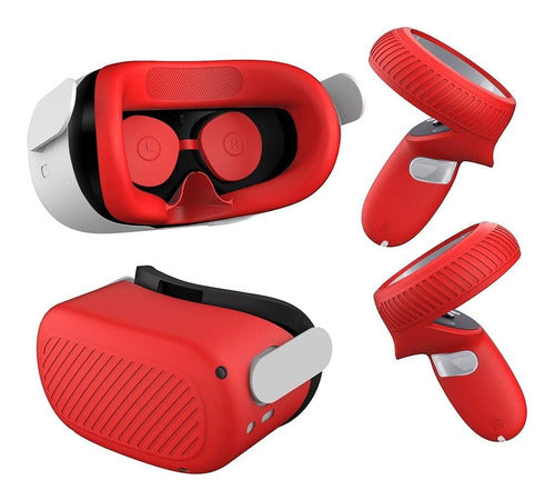 Cubierta Toluohu Compatible Con Oculus Quest 2 - Red 0