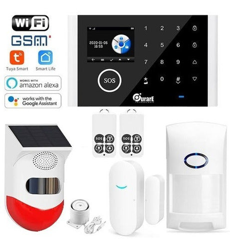 Purare Technologic Forza Gsm 3g Wifi Home Alarm Kit With Sensors - No Contract 0