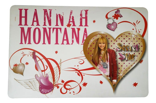 Idelar Hannah Montana Individual Placemats for Girls 2D 0