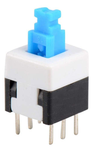 ELUMILED 6 Push Button Switch 6 Pin 2 Inv On-(on) 8x8mm 0