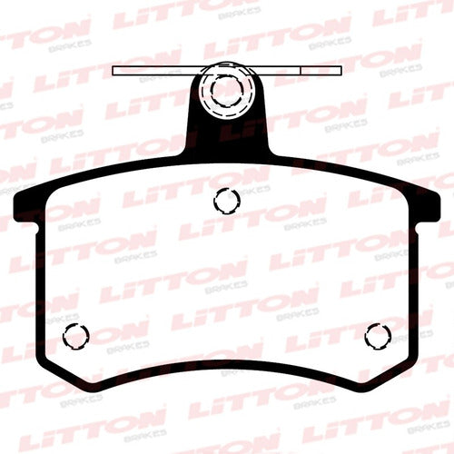 Litton Brakes Rear Brake Pads for Fiat Coupe Mod. 96/2.0 16V 0