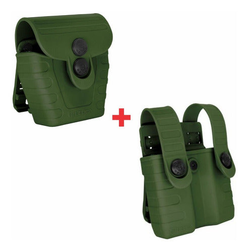 Kit Tab Lock Fast - Porta Carregador + Porta Algema / Verde 0