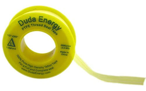 Duda Energy Yellow Teflon Thread Seal Tape 12 g/cm³ 89 Microns 35 Mil 0