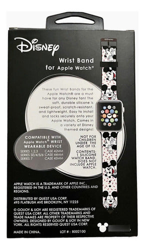 Disney Silicone Strap for Apple Watch Case 42-44-45 Mm 2