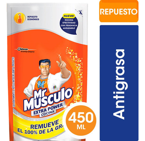 Mr. Músculo Antigrease Cleaner 450 mL - Pack of 3 0