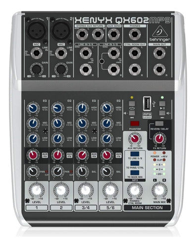 Behringer Xenyx Qx602mp3musical Instruments 4