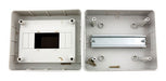 Surface Distribution Box for 8 Din Modules with Transparent Cover IP40 WELT 2
