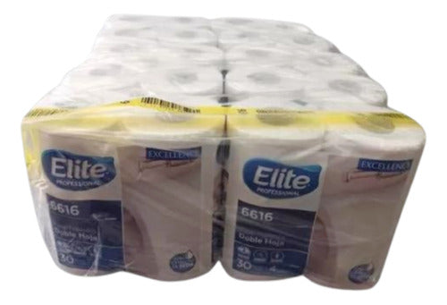 Elite Double Layer Toilet Paper 30m X 4 (40 Units) 6616 0