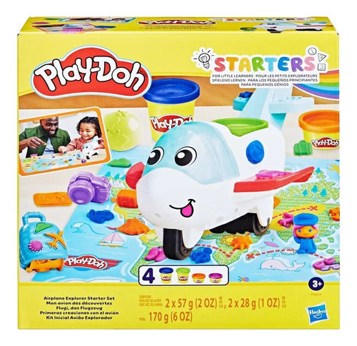 Masa Play Doh Primeras Creaciones Con Avion F8804 Loony Toys 0