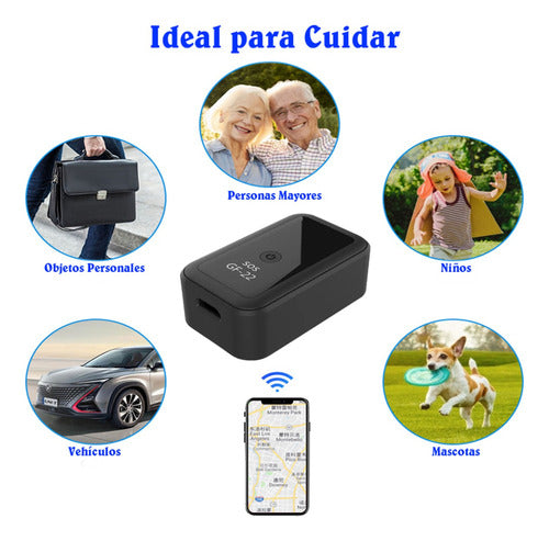 YKM Gps Tracker Tracker Mini Micrófono Espía Rastreador Gps Localizador 3