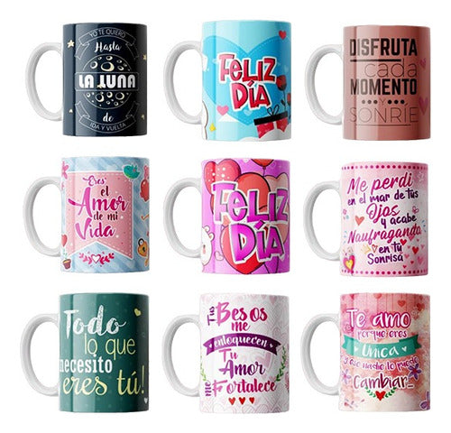 Sublismall Tazas Dia De Los Enamorados San Valentin | Plastico #004 2